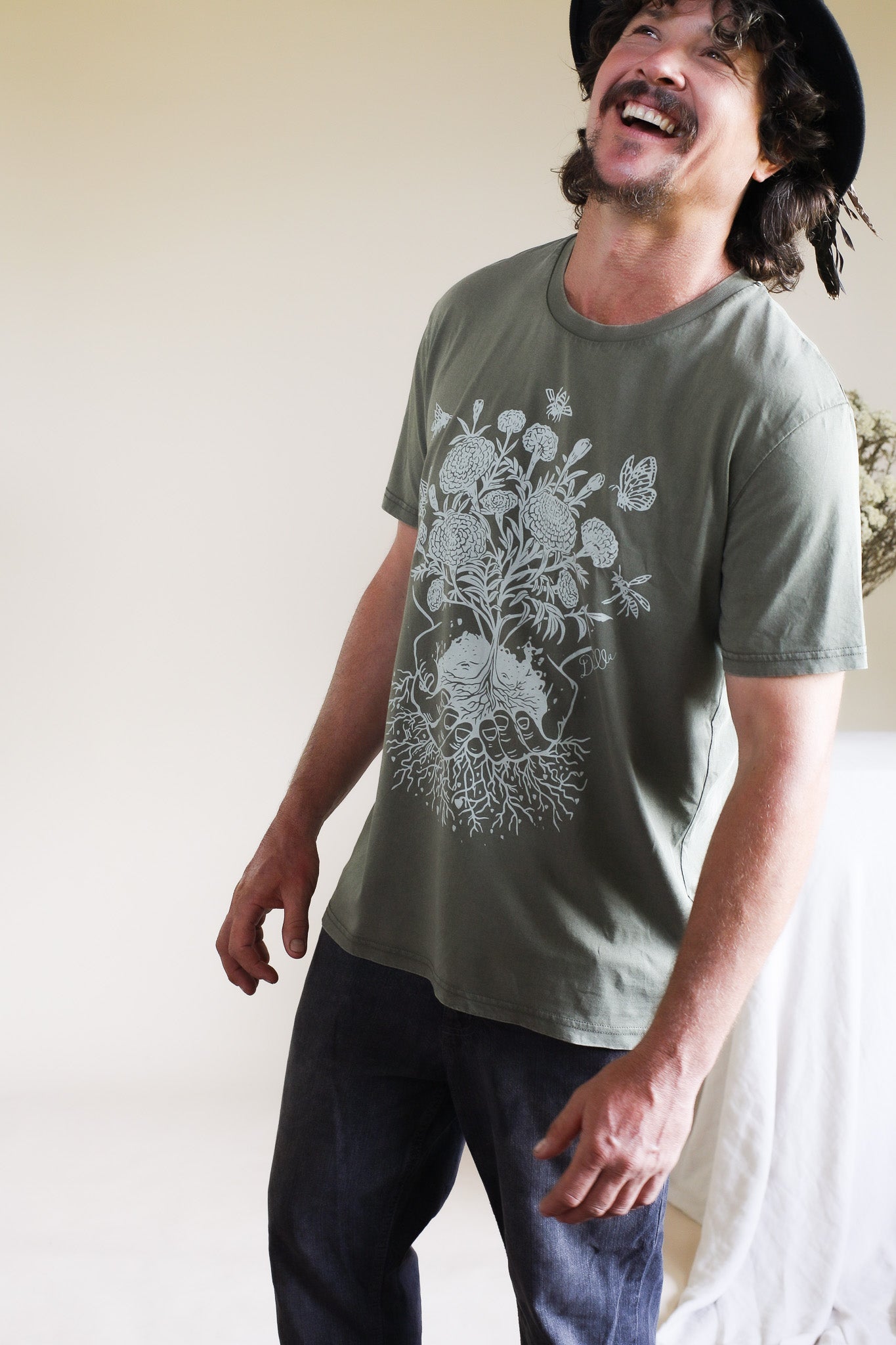 Organic Cotton Unisex Tee - Reciprocity Print