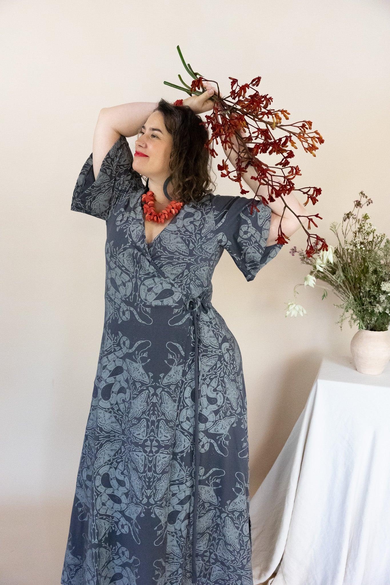 Wrap Dress - Nightwalk Print