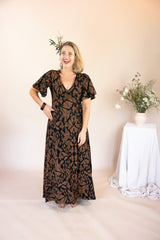 Wrap Dress - Burdock and Bird Print