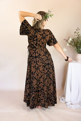 Wrap Dress - Burdock and Bird Print