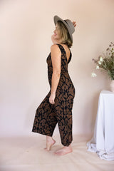 Wide Leg Jumpsuit - Burdock and Bird Print