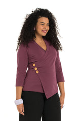 Crossover Top - Plum (8)